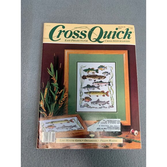 Cross Quick Magazine Lot - Easy Projects For Cross Stitch Lovers 1989 - Picture 3 of 5